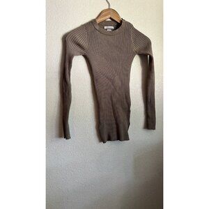 Babaton Ribbed Sweater, Stretchy. Size XXS